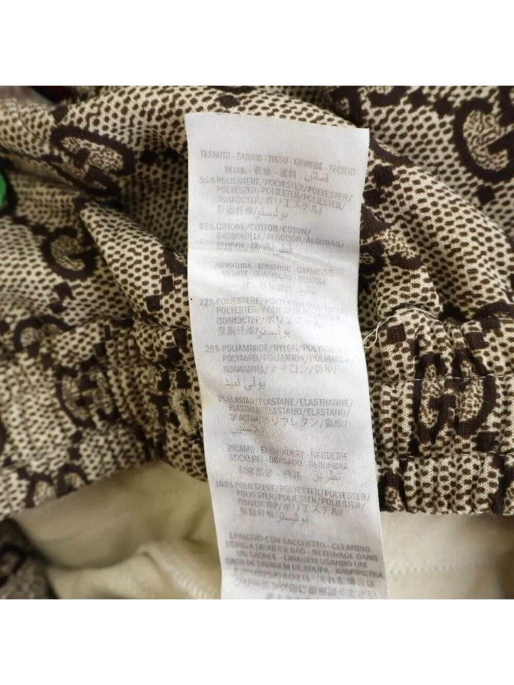 Gucci GG Sherry Line Side Jogger Track Long Pants Beige